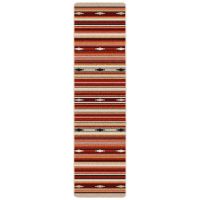 Remington Stripe Runner Rug - Red Multi