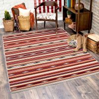 Remington Stripe Rug - Red Multi
