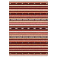 Remington Stripe Rug - Red Multi