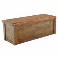 Rustic Barn Wood Blanket Chest