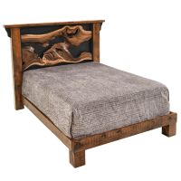 Rustic Legacy Barnwood & Teak Bed
