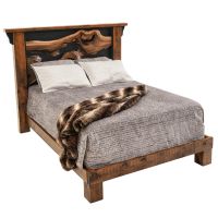 Rustic Legacy Barnwood & Teak Bed