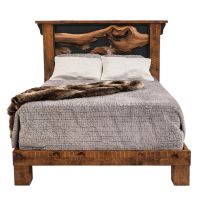 Rustic Legacy Barnwood & Teak Bed