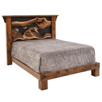 Rustic Legacy Barnwood & Teak Bed