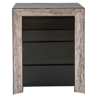 Rustic Modern Chest of Drawers - Urban Graphite Reclaimed Wood