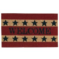 Rustic American Welcome Mat