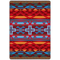 Rustic Cross Rug - Sunset