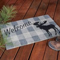 Rustic Moose Welcome Mat - Thumbnail 2