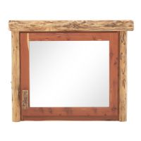Rustic Red Cedar Medicine Cabinet- Hinge Right