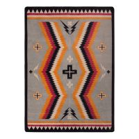 Fury Peaks Rug - Black Frame