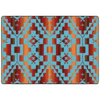 Sacred Trail Rug - Red Burst