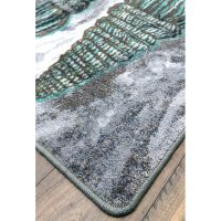 Sally Sold Rug - Gray & Aqua