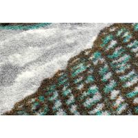 Sally Sold Rug - Gray & Aqua