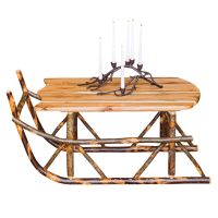 Saranac Hickory Sleigh Coffee Table