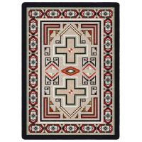 Saw Tooth Rug - Raincloud