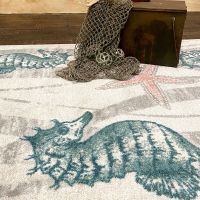 Seaweed Seahorse Rug - Mineral