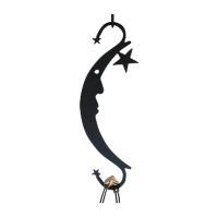 Wrought Iron Moon & Stars Decorative S-Hook