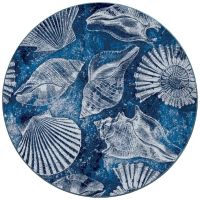 Shell Island Rug - Ultramarine