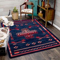 Shoot Me Straight Rug - Power Red
