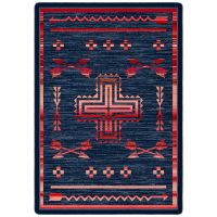 Shoot Me Straight Rug - Power Red