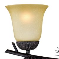 Sierra 3-Light Black Walnut Vanity Light