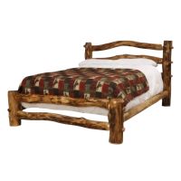 Silverleaf Aspen Log Fence Rail Bed
