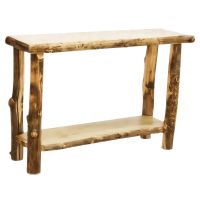 Silverleaf Aspen Log Sofa Table