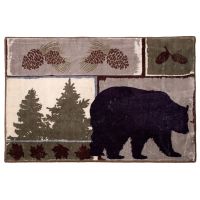 Vintage Bear Small Area Rug