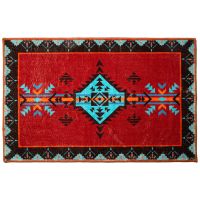 Red Southwestern Small Area Rug