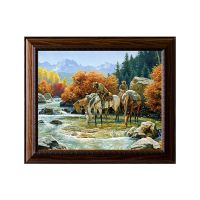"Souls Unwound" Framed Wall Art by Clark Kelley Price
#600 Standard Frame