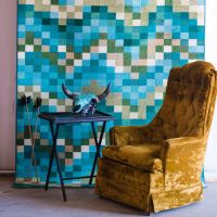 Spa Tiles Rug - Aqua