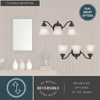 Standford 3-Light Oil Burnished Bronze Vanity Light