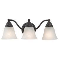 Standford 3-Light Oil Burnished Bronze Vanity Light
