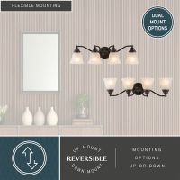 Standford 4-Light Oil Burnished Bronze Vanity Light