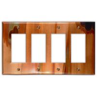 Stellar 4 Rocker/GFI Copper Switch Plate