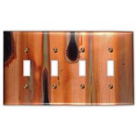 Stellar 4 Toggle Copper Switch Plate