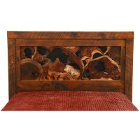 Knotty Suar Cavern Headboard