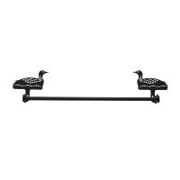 Wrought Iron Loon Towel Bar