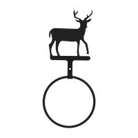 Wrought Iron Deer Towel Ring
