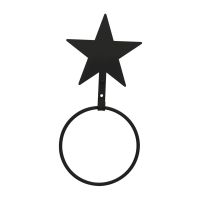 Wrought Iron Star Towel Ring