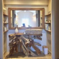 Unique Teak Root Vanity
