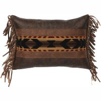 Texas Leather Gallop Rectangle Decor Pillow