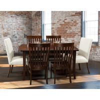 Theodore Deep Bend Dining Side Chairs (pictured in Brown Maple)