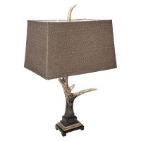 Single Antler Table Lamp