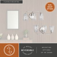 Toledo 3-Light Satin Nickel Vanity Light
