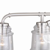 Toledo 4-Light Satin Nickel Vanity Light