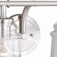 Toledo 4-Light Satin Nickel Vanity Light