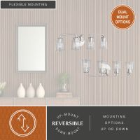 Toledo 4-Light Satin Nickel Vanity Light