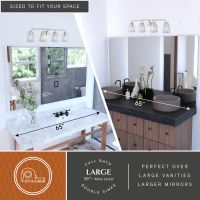 Toledo 4-Light Satin Nickel Vanity Light