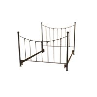 Top Knot Forged Iron Bed